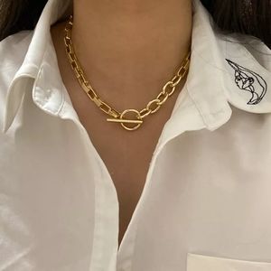 ₩ *New Chunky Gold Chain Necklace